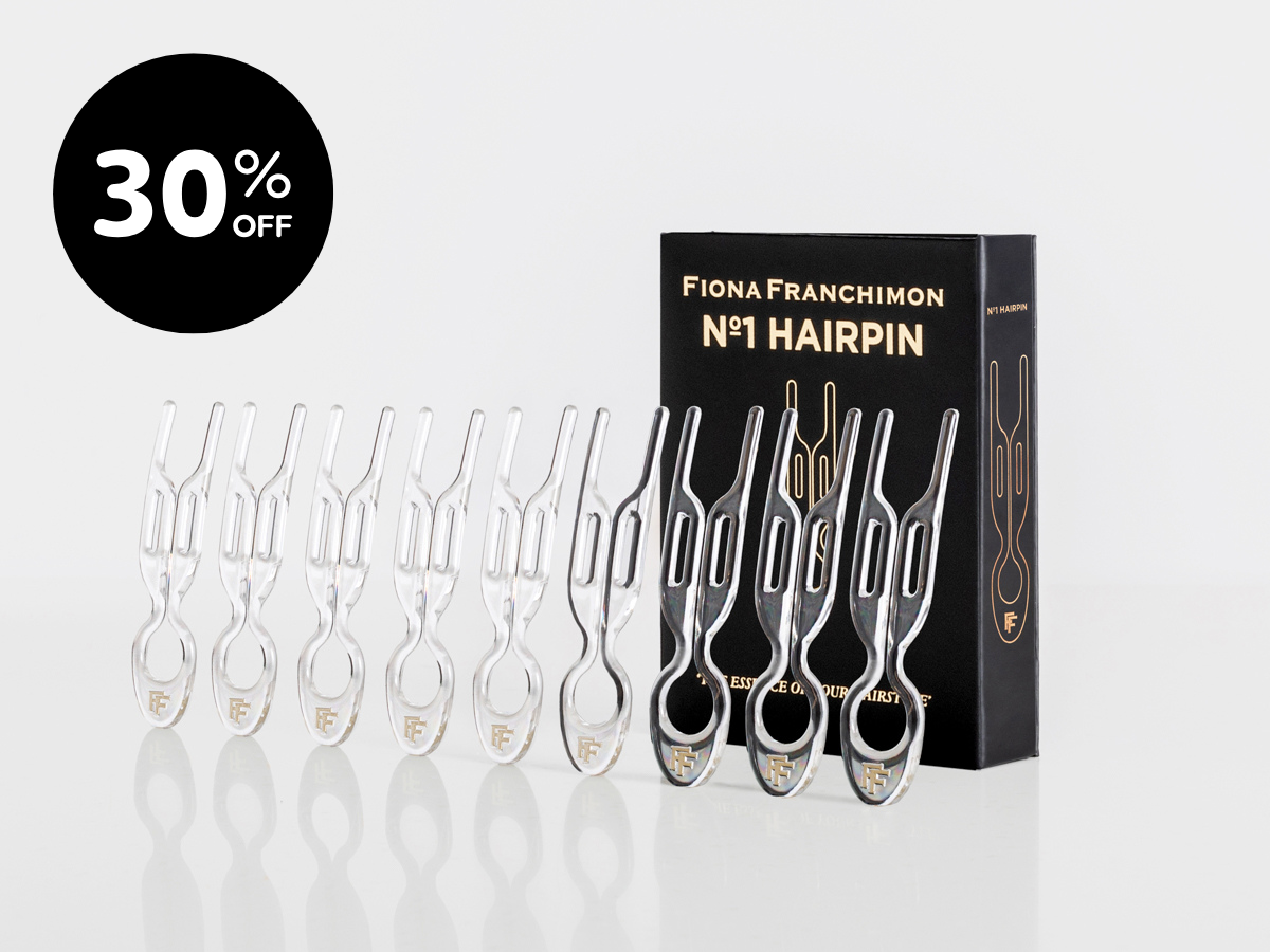 Nº 1 HAIRPIN | Transparent (3 or 5 per box) – Fiona Franchimon