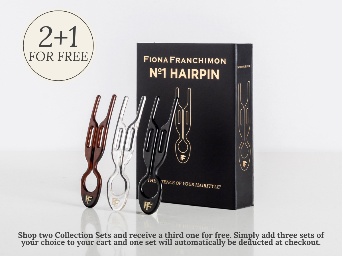FIONA FRANCHIMON No.1 HAIRPIN 6個入り Nº 1 HAIRPIN | Set New York Collection | Black, Transparent