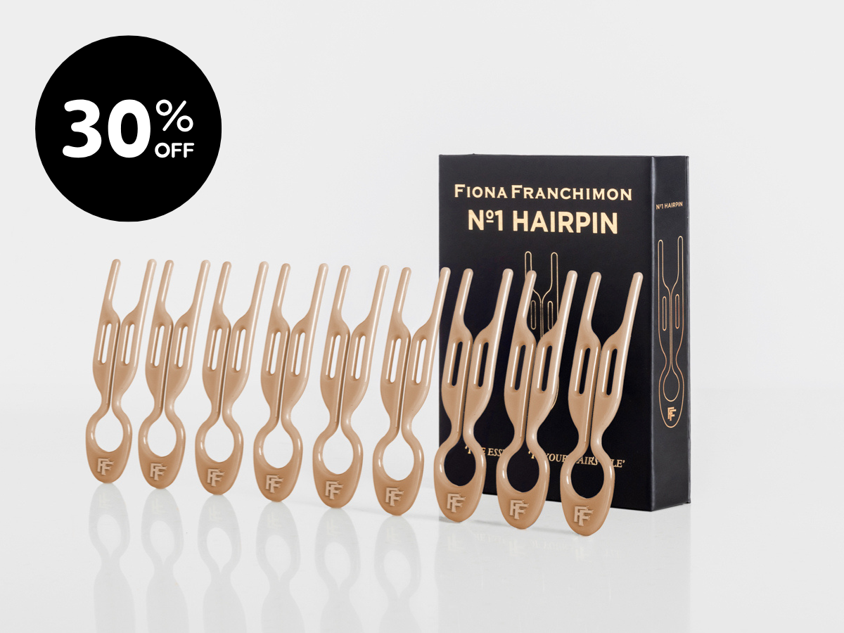 Nº 1 HAIRPIN | Soft Beige (3 or 5 per box) – Fiona Franchimon