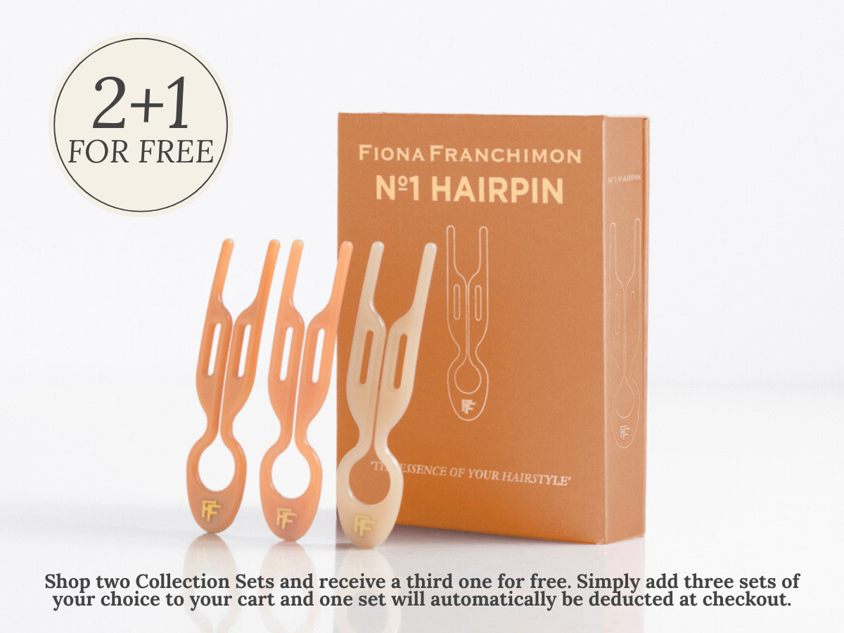 Fiona Franchimon N°1 Hairpin ヘアピン　ベージュ系 Nº 1 HAIRPIN | Soft Beige (3 or 5 per box) – Fiona Franchimon