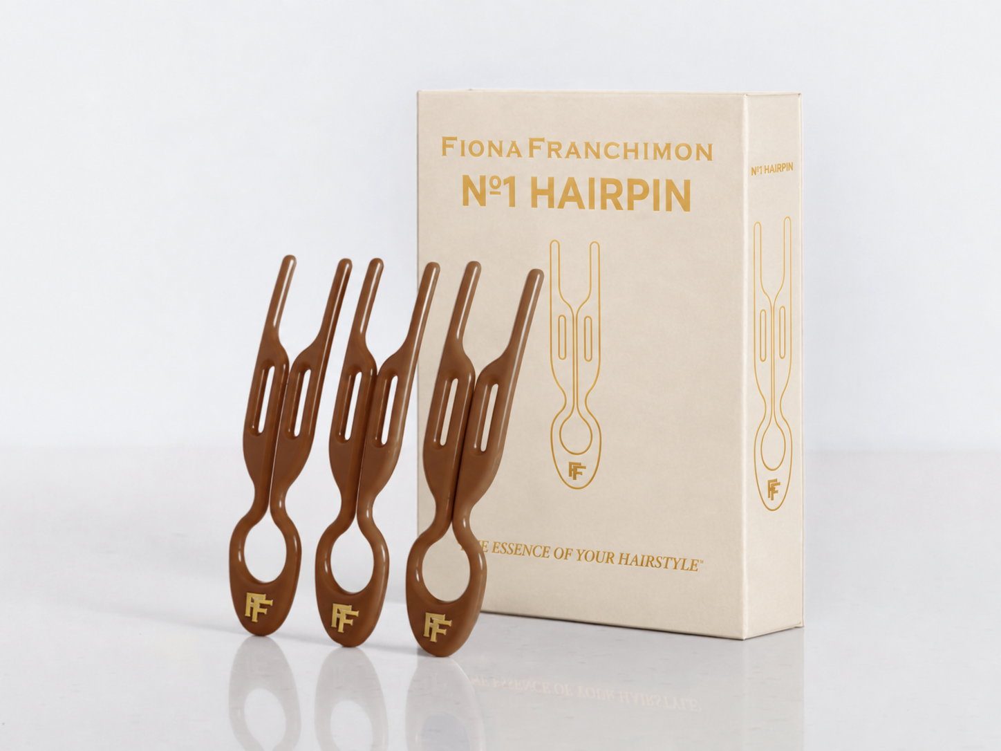 Nº1 HAIRPIN | Mochaccino (3 or 5 per box) – Fiona Franchimon