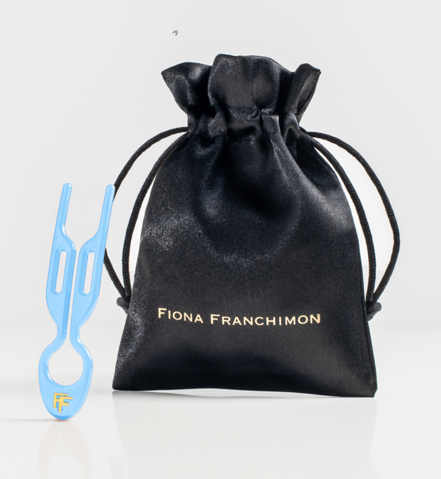 №1 HAIRPIN | Sky Blue (1x single Hairpin) + Satin Bag