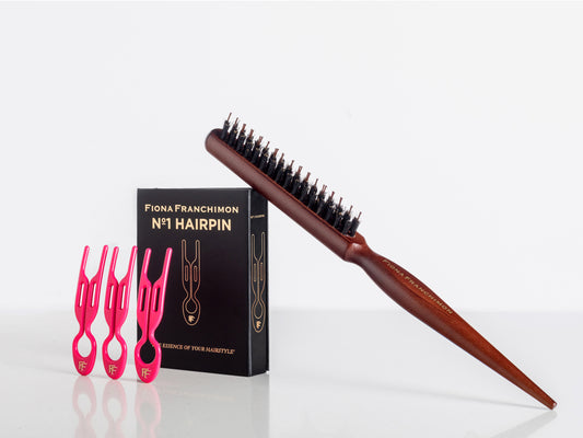 №1 HAIRPIN Volume Value Set | Strawberry Pink & Backcomb Hair Brush