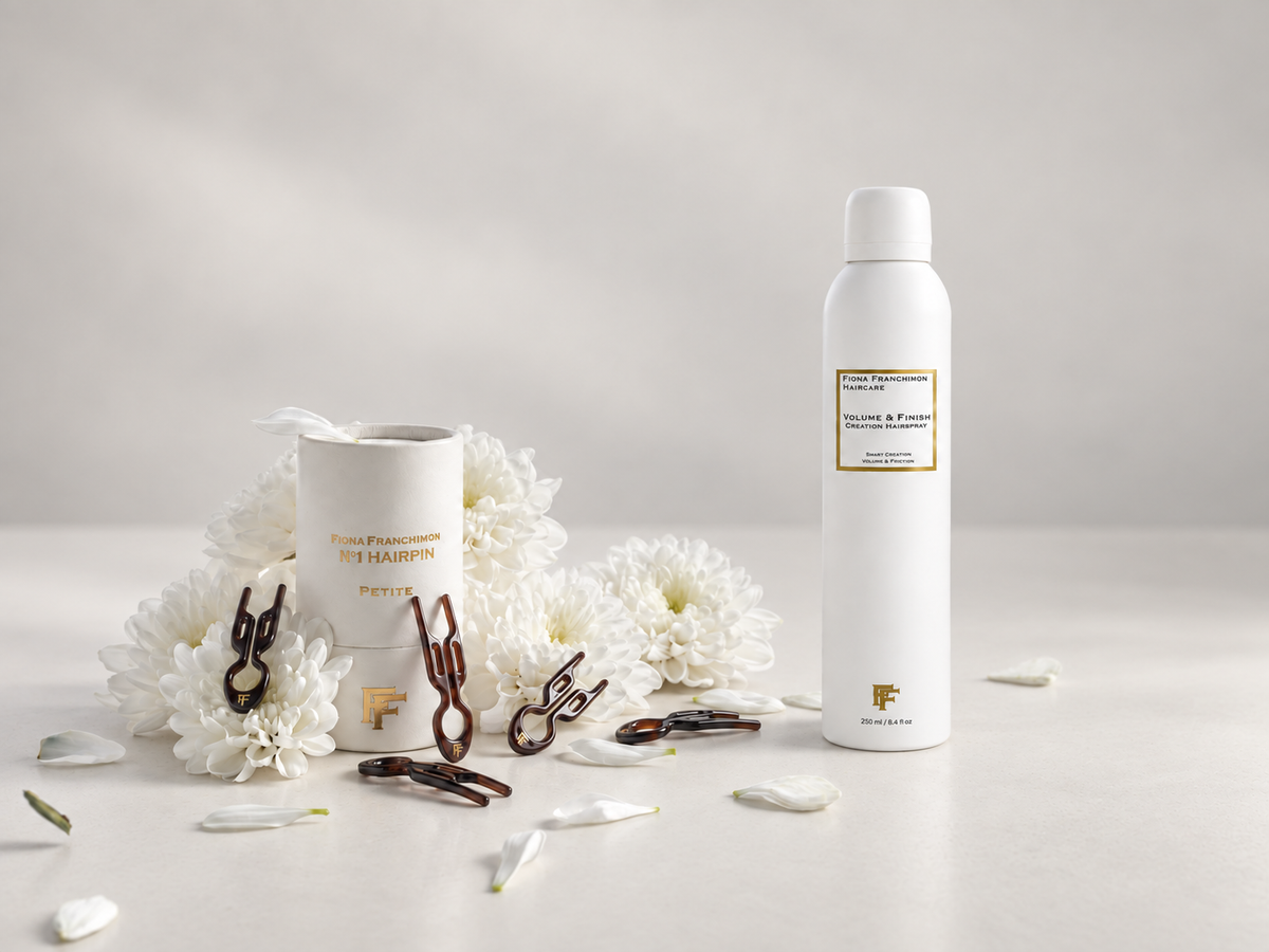 Nº1 HAIRPIN Petite Volume Value Set | Petite Brown | Volume & Finish Hairspray