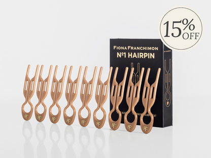 Nº 1 HAIRPIN | Satin Sand (3 or 5 per box) – Fiona Franchimon Nº 1 HAIRPIN | Satin Sand (3 or 5 per box) – Fiona Franchimon