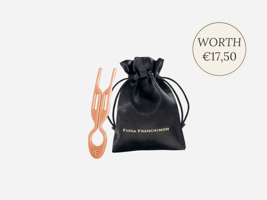 №1 HAIRPIN | Strawberry Pink (1x single Hairpin) + Satin Bag