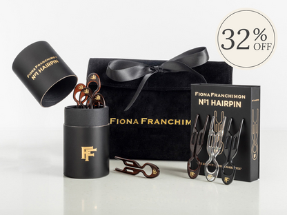 Nº1 HAIRPIN Value Set | Brown 5x tube, New York Collection & Fiona Franchimon Pouch