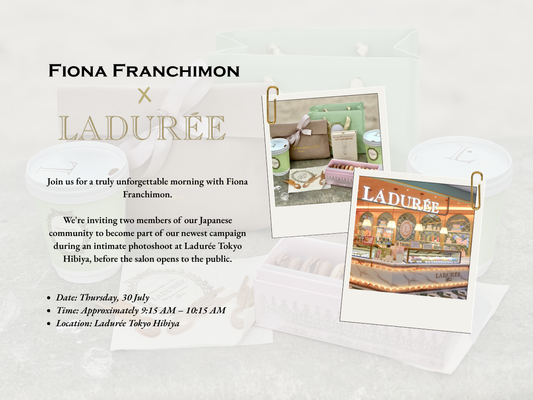 Fiona Franchimon X Ladurée Tokyo Hibiya 30-07-2026