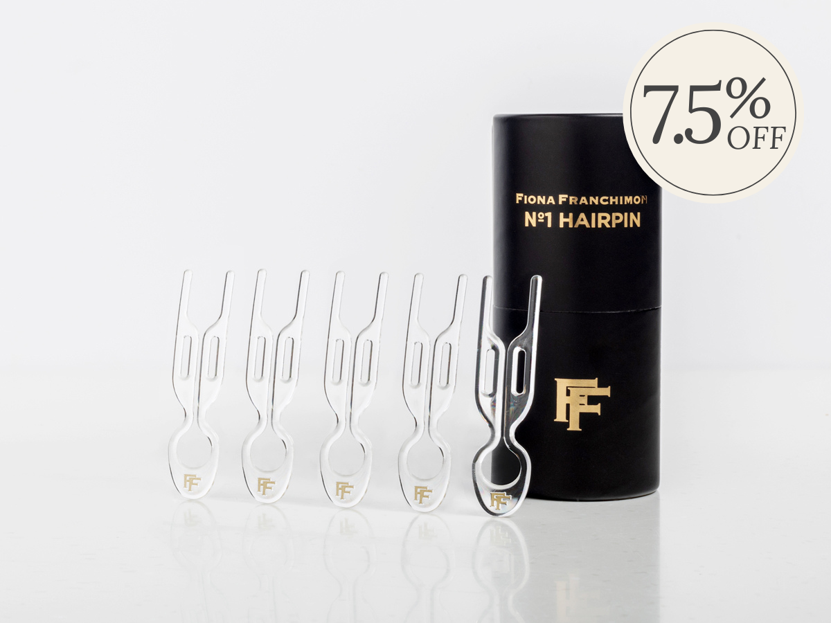 Nº 1 HAIRPIN | Transparent (3 or 5 per box) – Fiona Franchimon Nº 1 HAIRPIN | Transparent (3 or 5 per box) – Fiona Franchimon