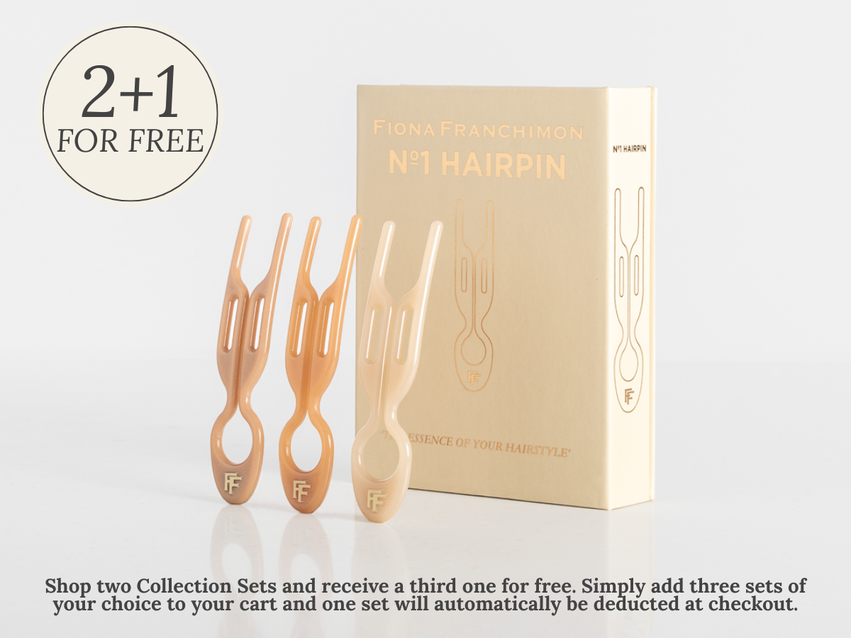 Nº 1 HAIRPIN | Paris Collection | Soft Beige, Satin Sand & Smooth Caramel