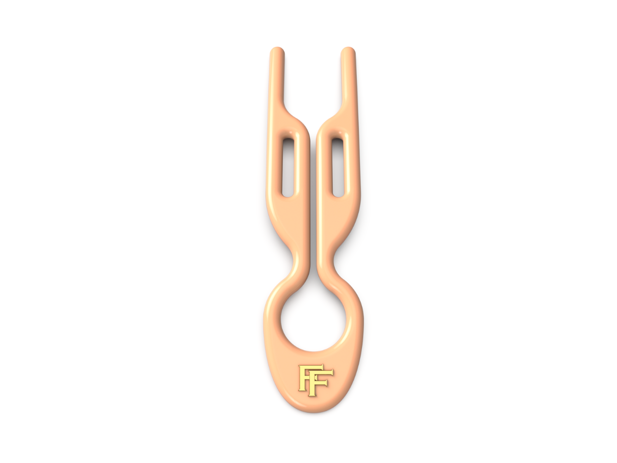 Nº1 HAIRPIN | Peach Fuzz (3 or 5 per box) – Fiona Franchimon Nº1 HAIRPIN | Peach Fuzz (3 or 5 per box) – Fiona Franchimon