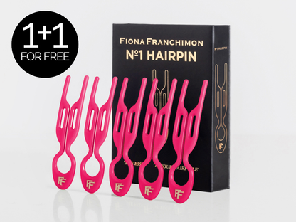 Nº 1 HAIRPIN | Strawberry Pink (3 or 5 per box) – Fiona Franchimon