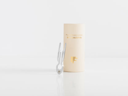 Nº1 HAIRPIN Steel | White Gold finish