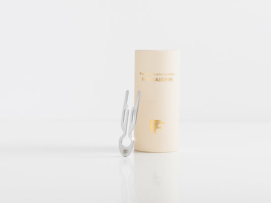 Nº1 HAIRPIN Steel | White Gold finish