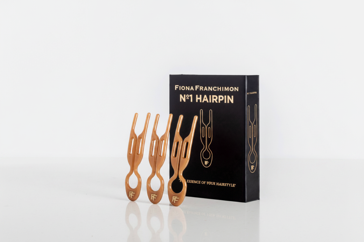 Nº 1 HAIRPIN | Smooth Caramel (3 or 5 per box) – Fiona Franchimon