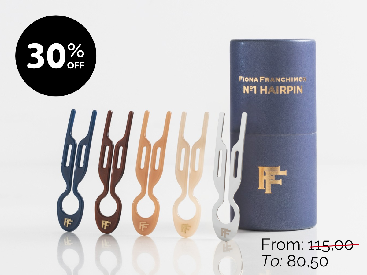 Nº1 HAIRPIN | Amsterdam Collection - 5 Colors: Nº1 Hairpin & Nº1 Hairpin Steel (White Gold)