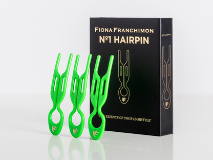 Nº 1 HAIRPIN | Apple Green (3 per box) – Fiona Franchimon Nº 1 HAIRPIN | Apple Green (3 per box) – Fiona Franchimon