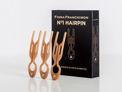 Nº 1 HAIRPIN | Smooth Caramel (3 or 5 per box) – Fiona Franchimon Nº 1 HAIRPIN | Smooth Caramel (3 or 5 per box) – Fiona Franchimon