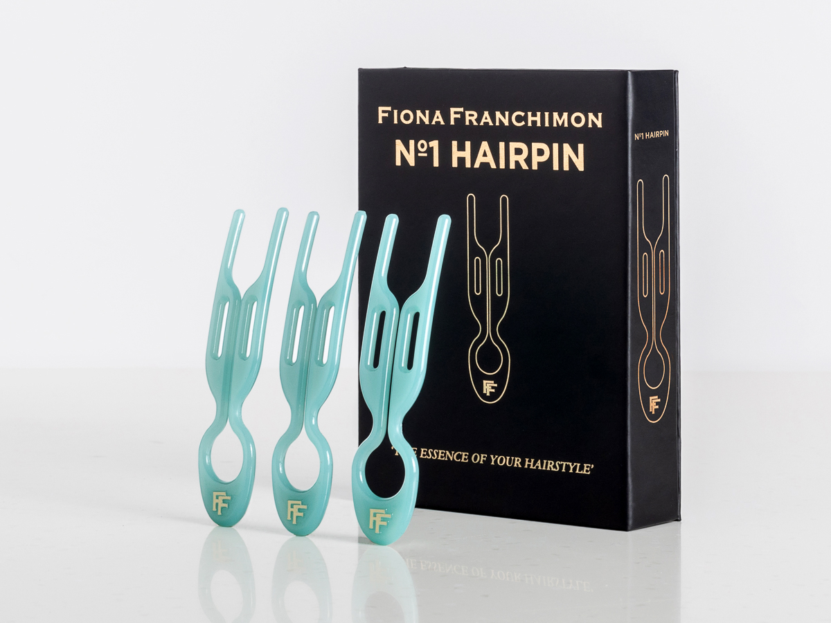 Nº 1 HAIRPIN | Tantalizing Blue (3 or 5 per box) – Fiona Franchimon Nº 1 HAIRPIN | Tantalizing Blue (3 or 5 per box) – Fiona Franchimon