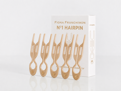 Nº 1 HAIRPIN | Soft Beige (3 or 5 per box) – Fiona Franchimon