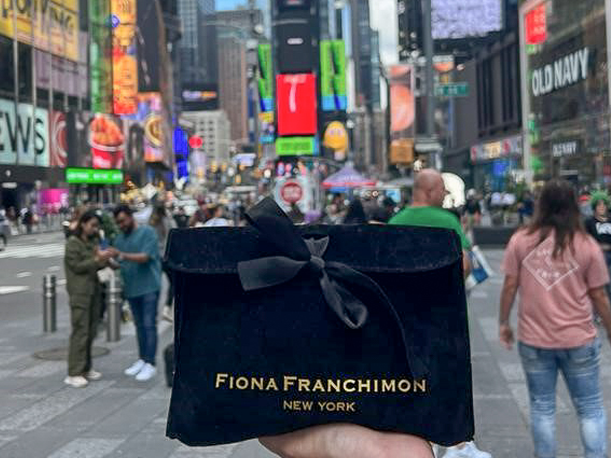 Fiona Franchimon New York Suede Pouch