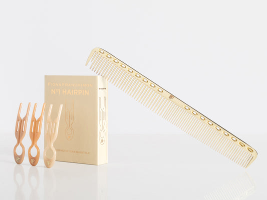 Nº1 HAIRPIN Golden Set | Paris Collection & Golden Nº1 Hair Comb