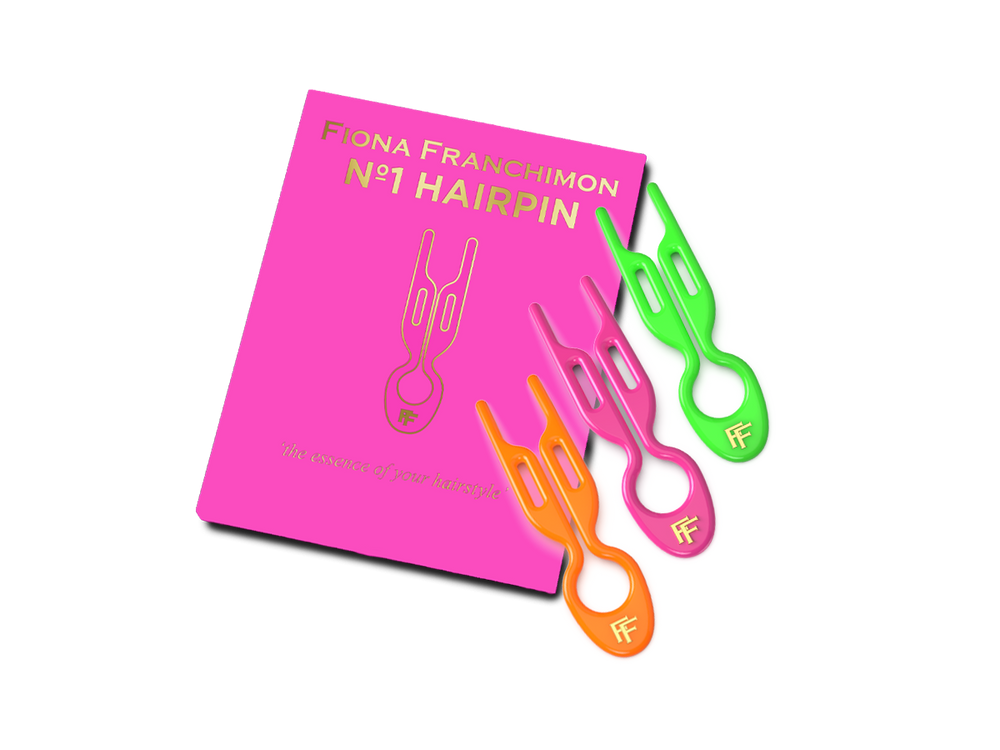 Nº1 HAIRPIN Ibiza Collection | Tangerine Orange, Strawberry Pink & Apple Green