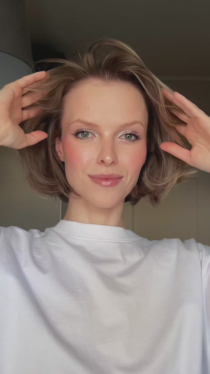 Nº1 HAIRPIN PETITE Steel with Swarovski® Crystals | White Gold Finish (2 per Doosje)