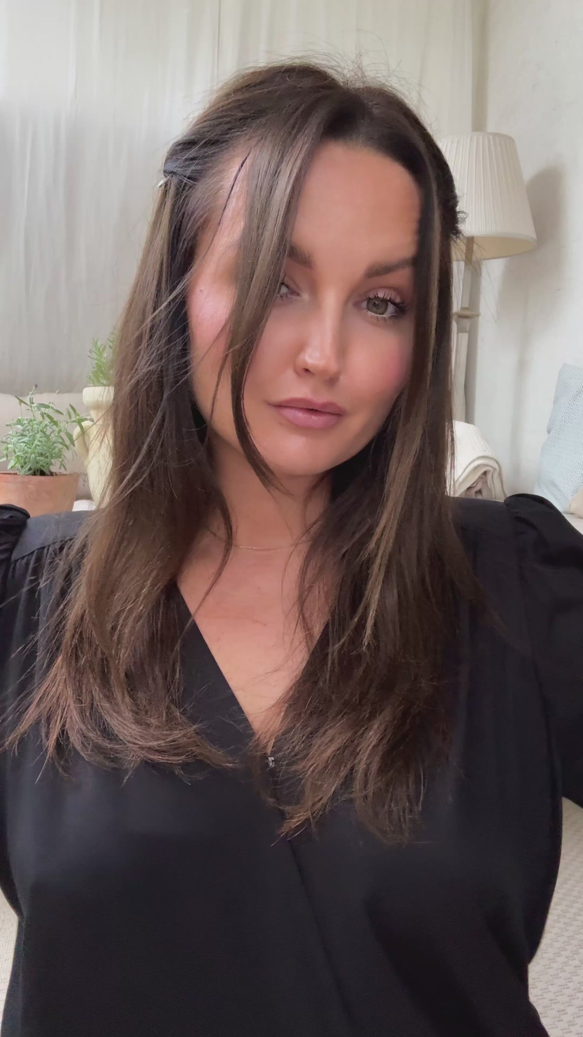 Nº1 HAIRPIN PETITE Steel | Yellow Gold finish (2 per tube)