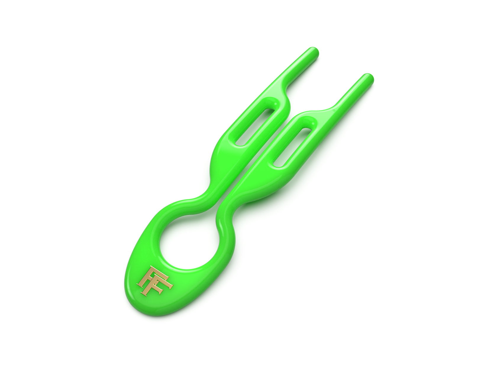 Nº 1 HAIRPIN Apple Green (3 per box) Fiona Franchimon