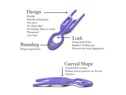 Nº 1 HAIRPIN | Veri Peri (3 or 5 per box)