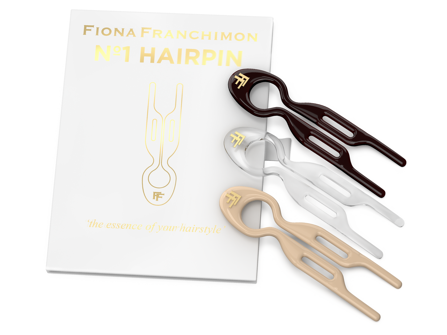 Nº 1 HAIRPIN | London Collection | Set Transparent, Soft Beige and Nº 1 HAIRPIN | London Collection | Set Transparent, Soft Beige and