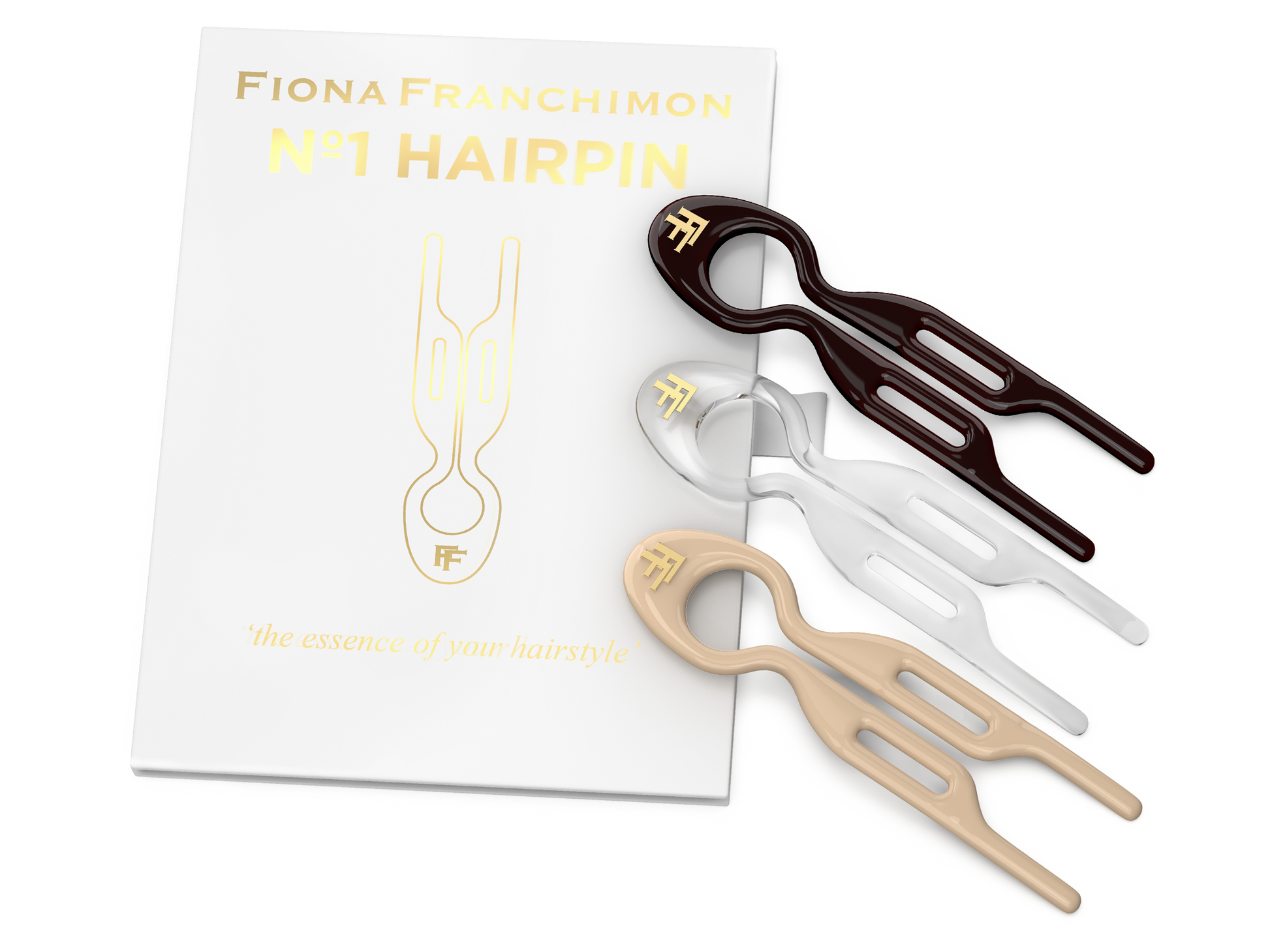 Nº 1 HAIRPIN | London Collection | Set Transparent, Soft Beige and Nº 1 HAIRPIN | London Collection | Set Transparent, Soft Beige and