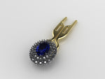 Nº1 HAIRPIN Sapphire Yellow Gold | Royal Collection
