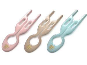 Nº 1 HAIRPIN | Miami Collection | Seashell Pink, Soft Beige and Tantalizing Blue